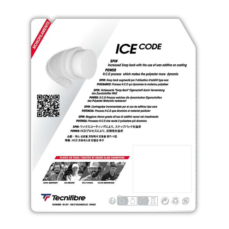 COBERTURA BLANCA DEL CÓDIGO DE HIELO