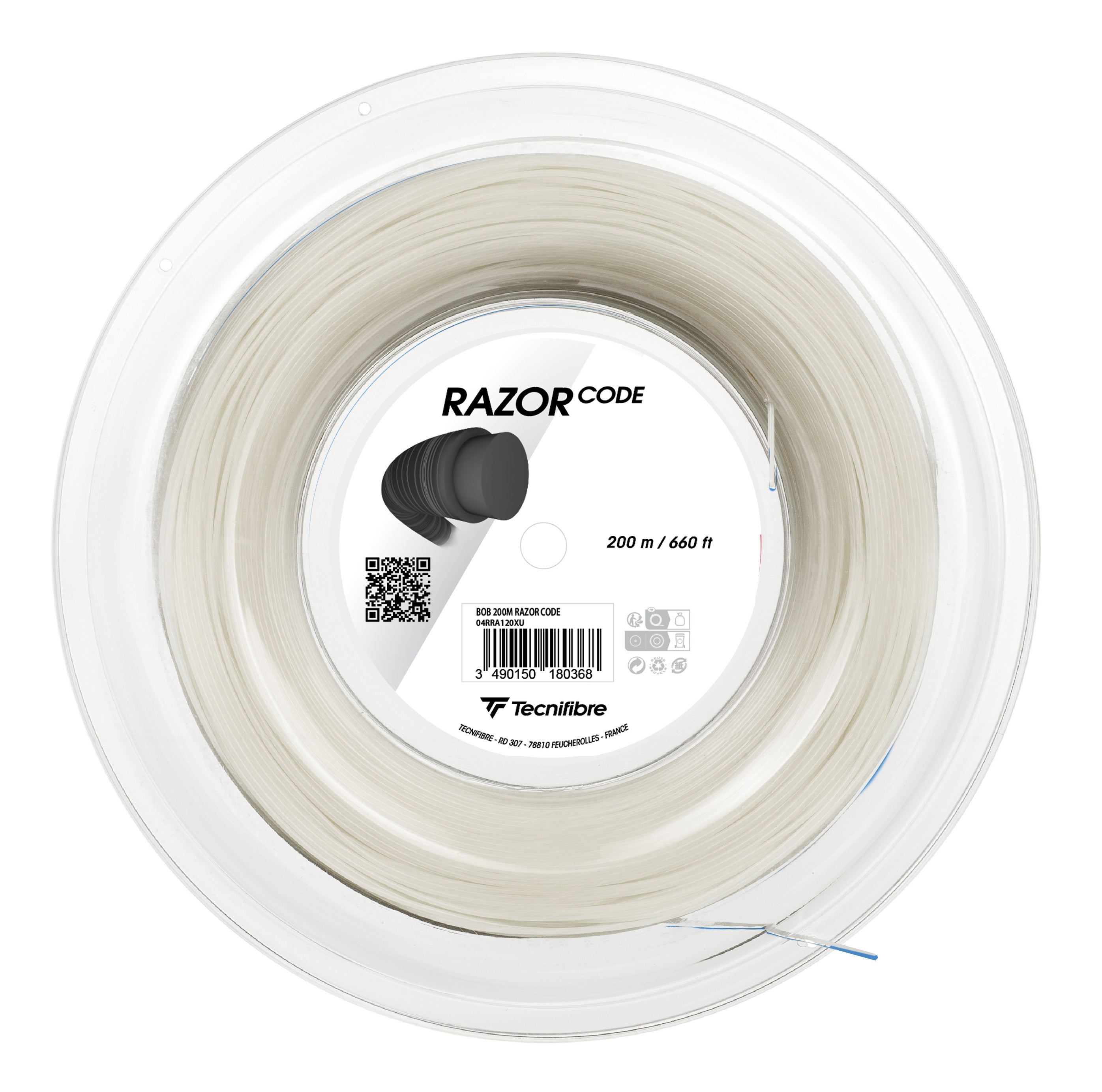 Razor Code monofilament Reel White