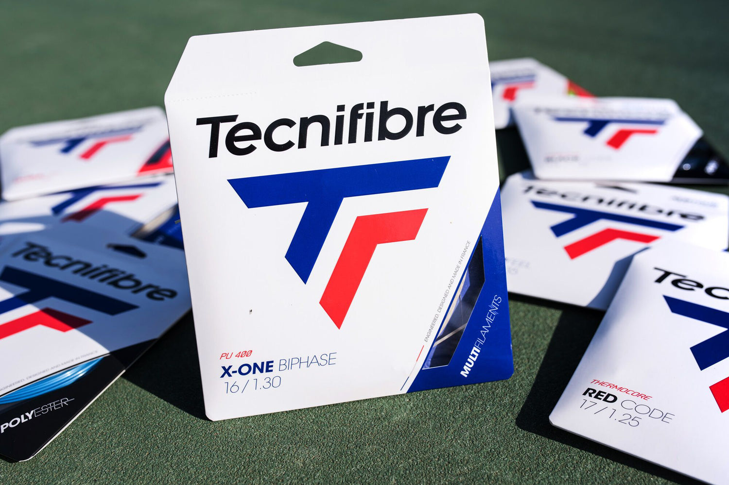 Tecnifibre Cordage De Tennis Multifilaments - Confort, Puissance Et Résistance Avec Témoin D’Usure, Noir