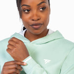 TERRY HOODIE Men's Sweatshirt SAGE