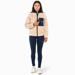 SHERPA FULL ZIP JACKET SAND