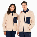 SHERPA FULL ZIP JACKET SAND
