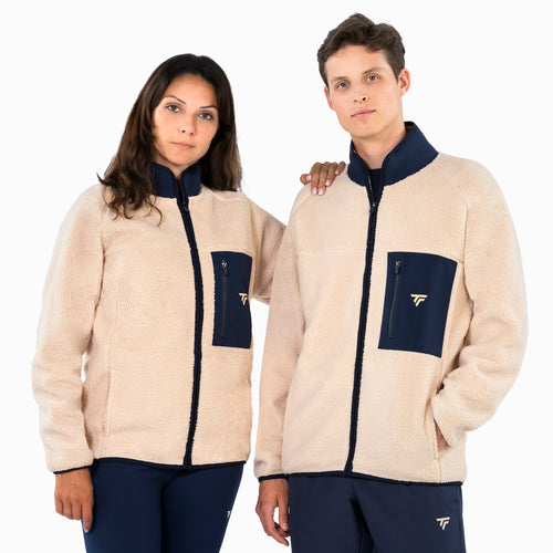 SHERPA FULL ZIP JACKET SAND