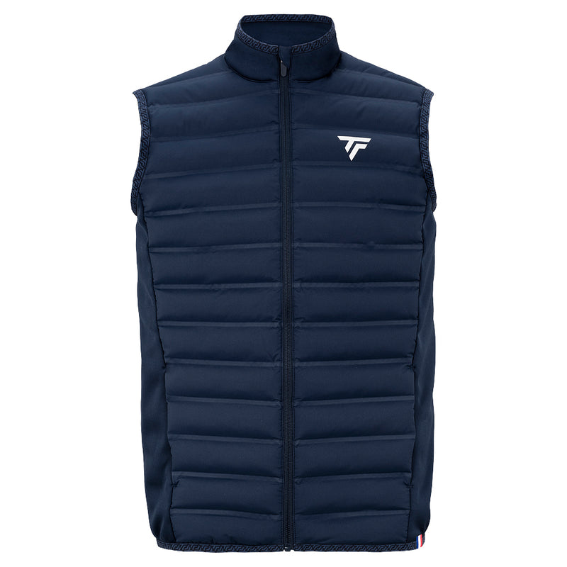 UNISEX NAVY SLEEVELESS TECH JACKET
