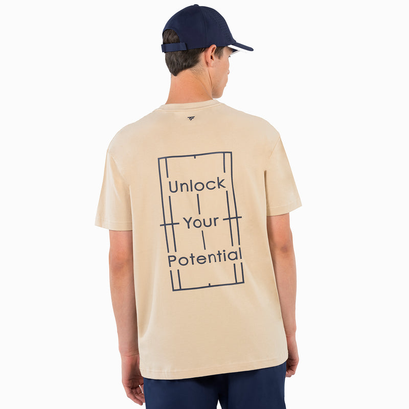 T-SHIRT GRAPHIC TEE HOMME SAND