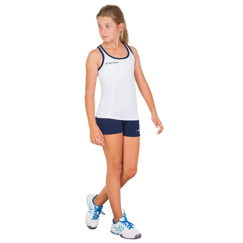 GIRL'S WHITE LADY F3 TANK TOP