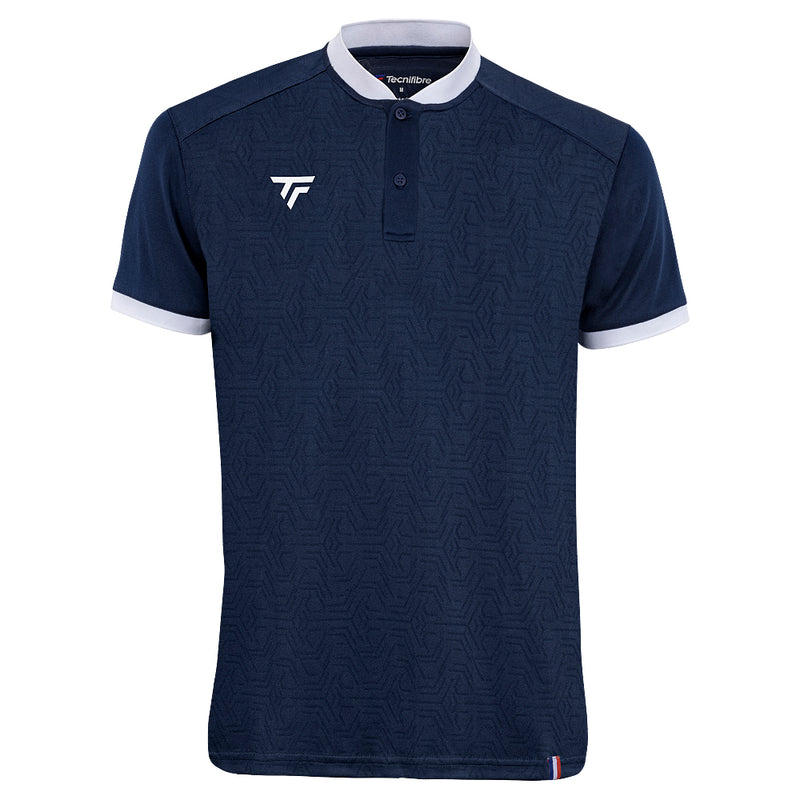 Men's Navy Team Mesh Polo Shirt