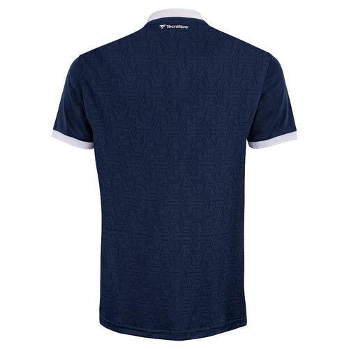 Men's Navy Team Mesh Polo Shirt