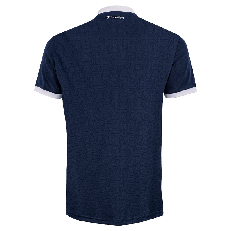 Men's Navy Team Mesh Polo Shirt