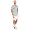 MEN’S SILVER TEAM MESH POLO