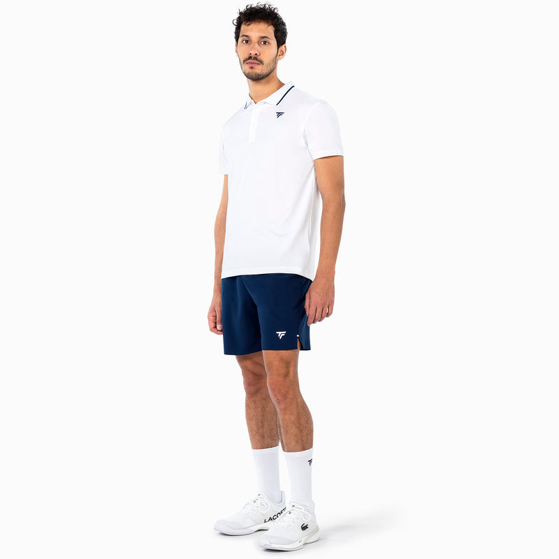 Polo técnico para hombre blanco