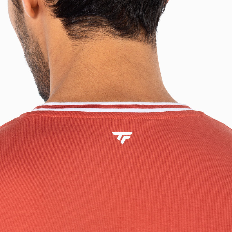T-Shirt STRETCH TEE Terracotta Homme