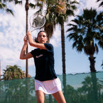 WOMEN'S NAVY TEAM COTTON TEE