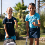 GIRL'S NAVY TEAM COTTON TEE