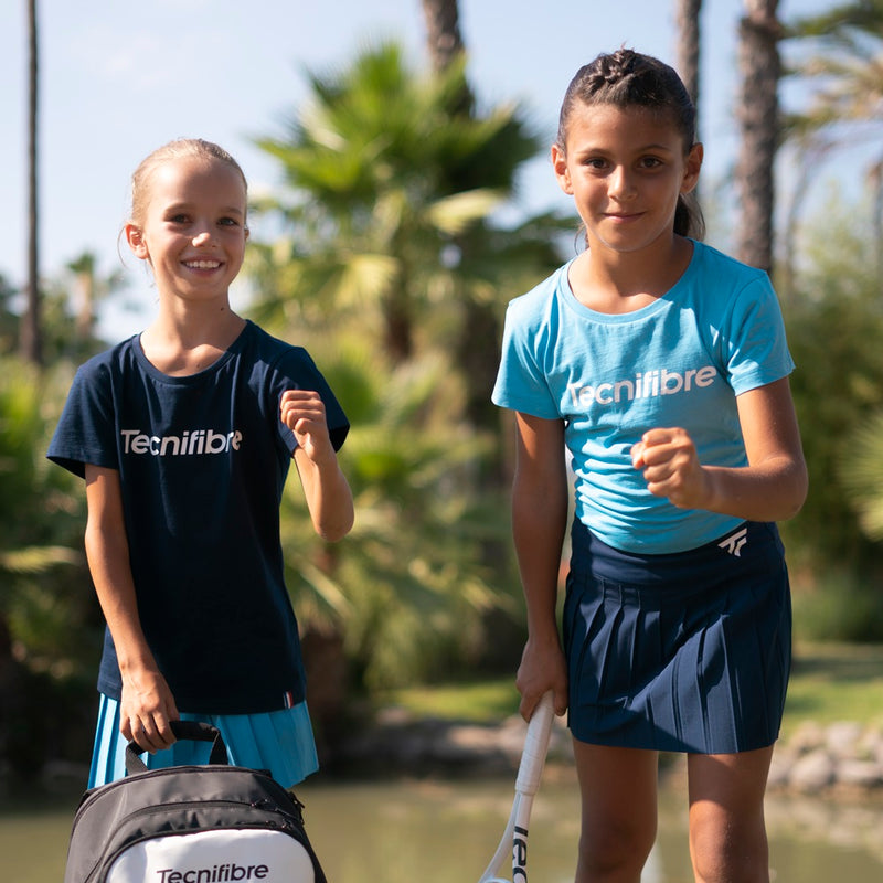 GIRL'S NAVY TEAM COTTON TEE
