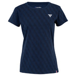 WOMEN'S NAVY PIQUÉ POLO SHIRT