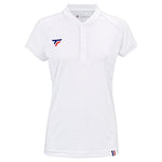 WOMEN'S WHITE TEAM MESH POLO