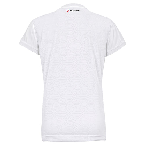 WOMEN'S WHITE TEAM MESH POLO