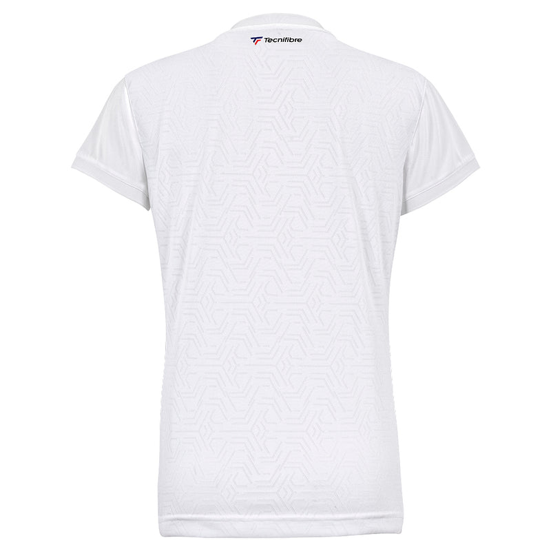 WOMEN'S WHITE TEAM MESH POLO