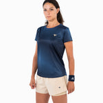 T-SHIRT X-LOOP TEE FEMME MARINE