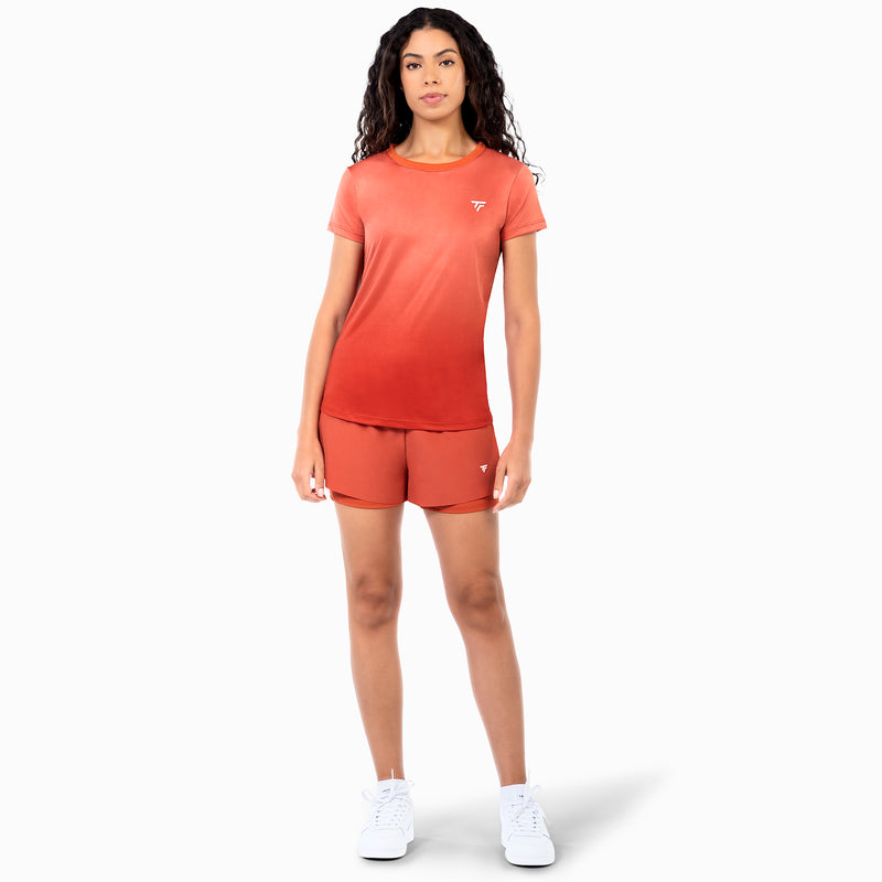 W. X-LOOP TEE Women's T-Shirt TERRACOTTA