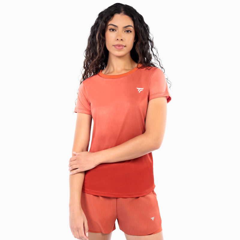 W. X-LOOP TEE Women's T-Shirt TERRACOTTA