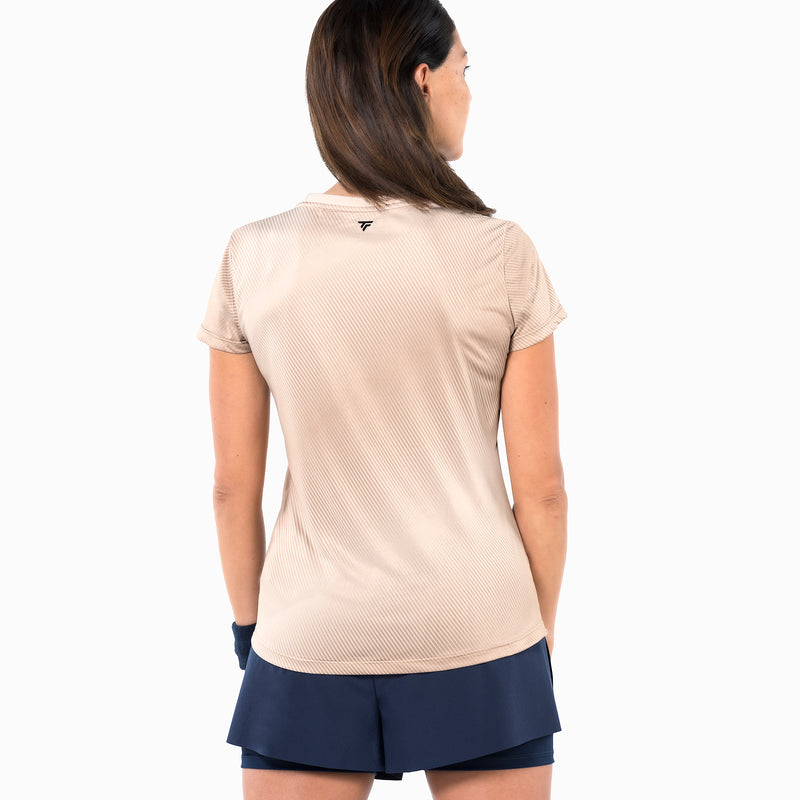 T-SHIRT X-LOOP TEE FEMME SAND