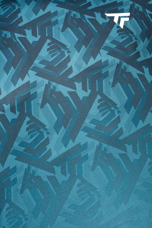 WOMEN'S X-LOOP TEAL T-SHIRT