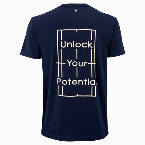 T-SHIRT GRAPHIC TEE HOMME MARINE