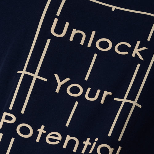 T-SHIRT GRAPHIC TEE HOMME MARINE