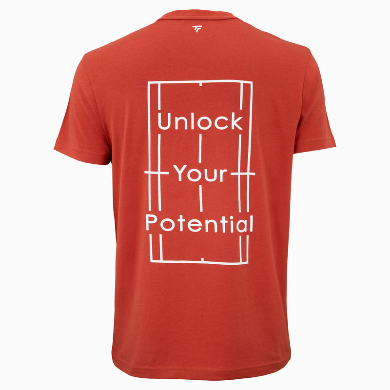 T-SHIRT GRAPHIC TEE HOMME TERRACOTTA