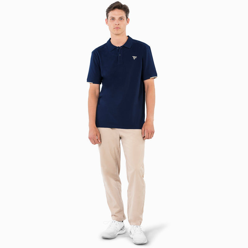 POLO PIQUE HOMME MARINE