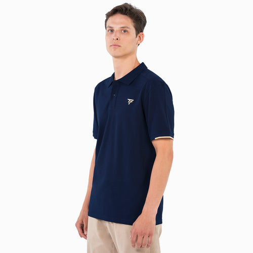 POLO PIQUE HOMME MARINE