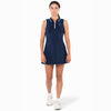ROBE TECH DRESS FEMME MARINE