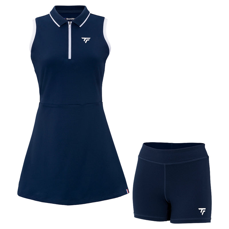 WOMEN'S NAVY TECH DRESS STRETCH