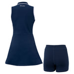WOMEN'S NAVY TECH DRESS STRETCH