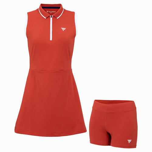 ROBE TECH DRESS FEMME TERRACOTTA