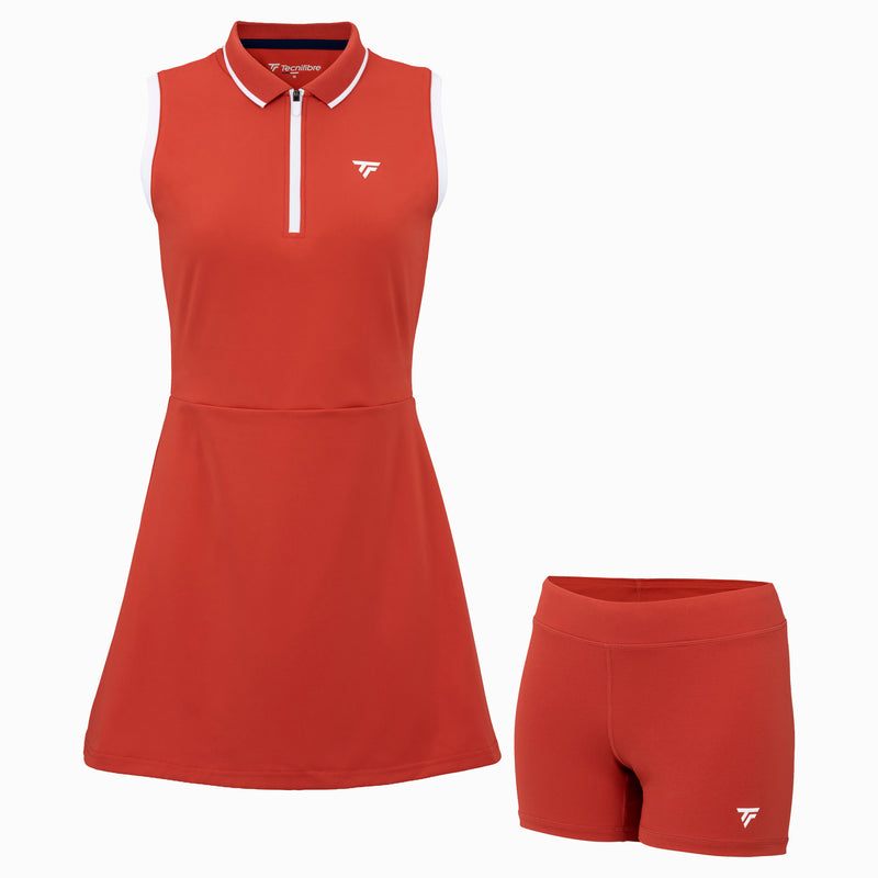 ROBE TECH DRESS FEMME TERRACOTTA