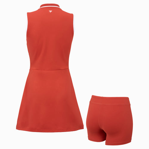 ROBE TECH DRESS FEMME TERRACOTTA