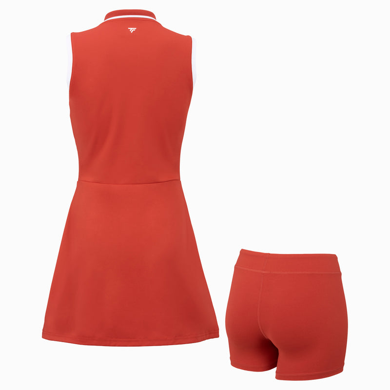 ROBE TECH DRESS FEMME TERRACOTTA