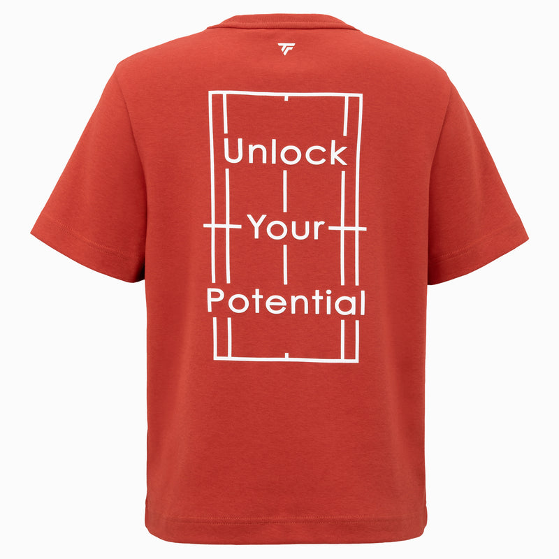T-SHIRT GRAPHIC TEE FEMME TERRACOTTA
