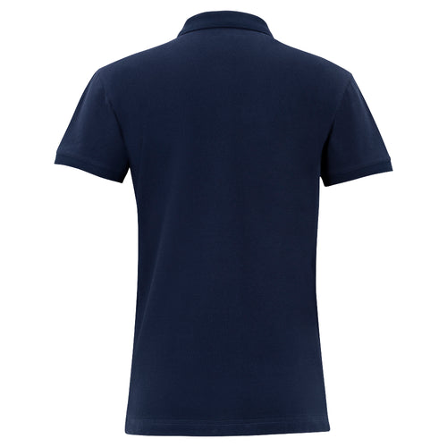 WOMEN'S NAVY PIQUÉ POLO SHIRT