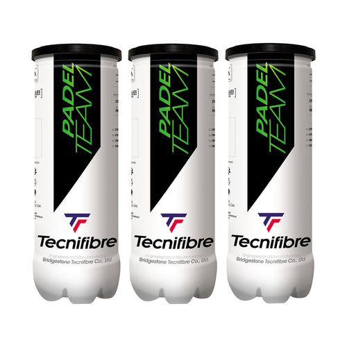 TRIPACK PADEL TEAM - 3 TUBES DE 3 BALLES