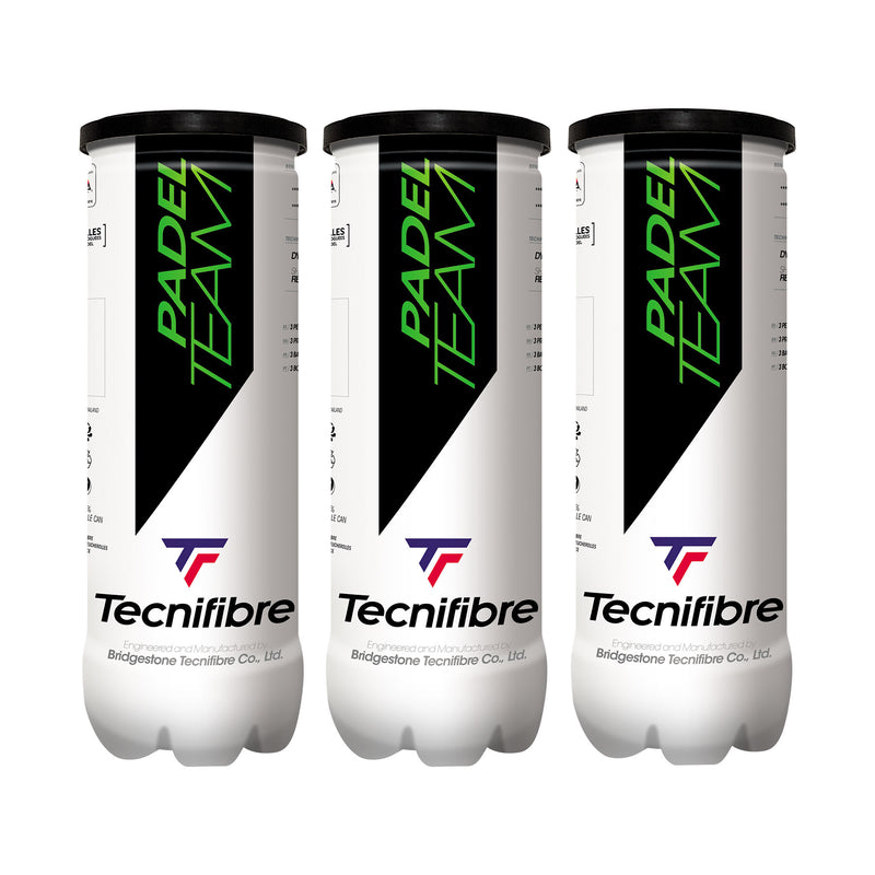 TRIPACK PADEL TEAM - 3 TUBES DE 3 BALLES