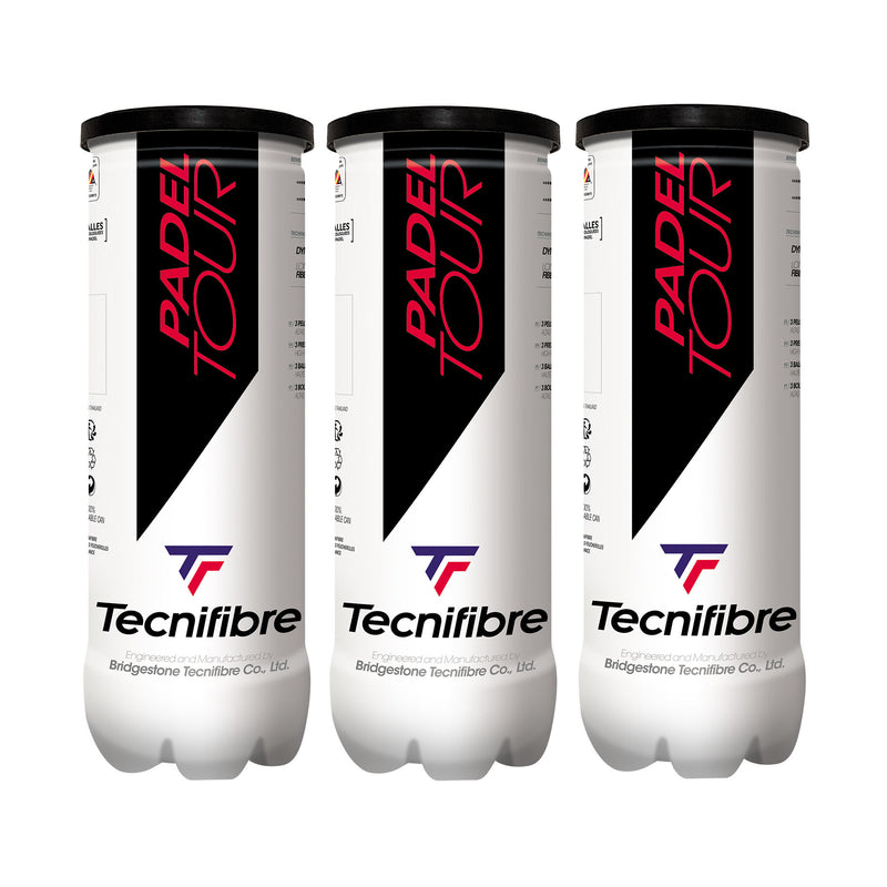 TRIPACK PADEL TOUR - 3 TUBES DE 3 BALLES
