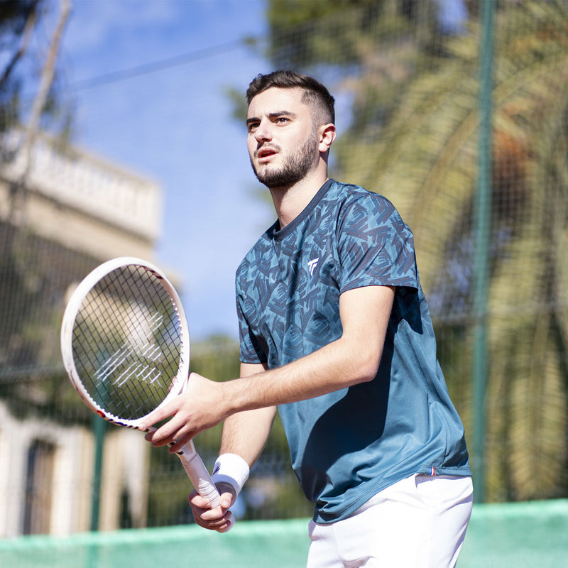 WOMEN'S X-LOOP TEAL T-SHIRT