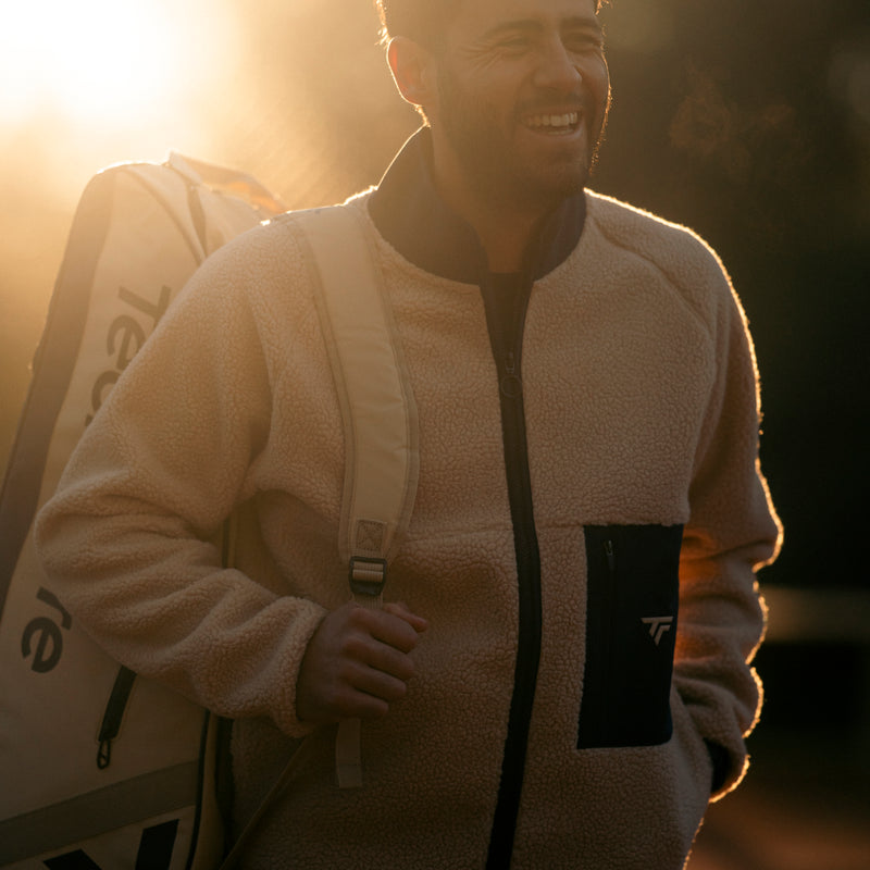 SHERPA FULL ZIP JACKET SAND