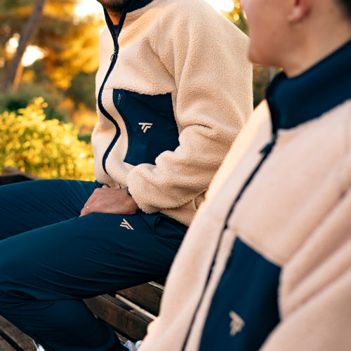SHERPA FULL ZIP JACKET SAND
