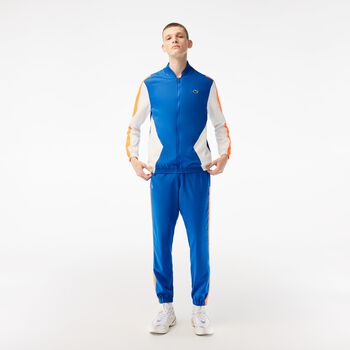 Ensemble de survêtement homme col banane bleu