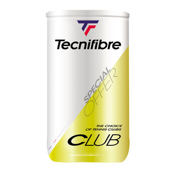 BIPACK CLUB DE 2 TUBES DE 4 BALLES DE TENNIS